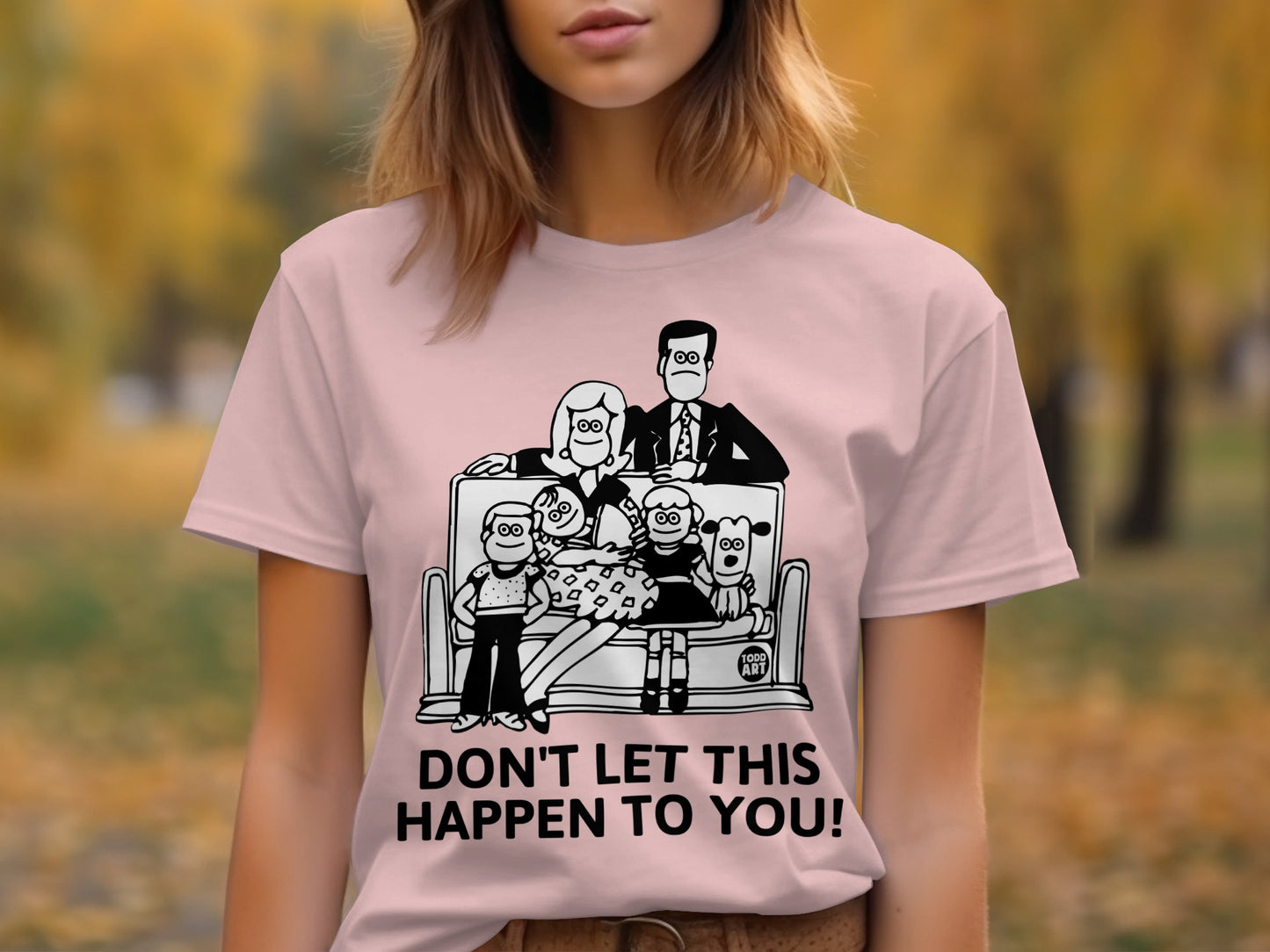 Don't Let This Happen To You Cartoon Graphic Tee