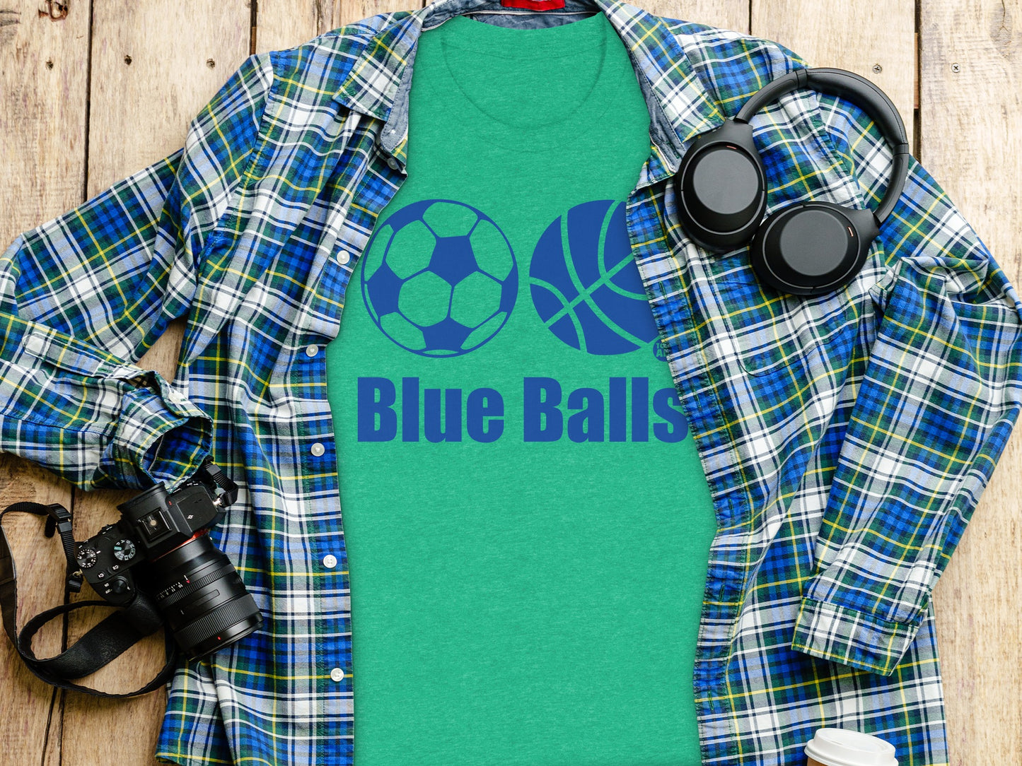 Funny Blue Balls Sports T-Shirt Sporting Equipment