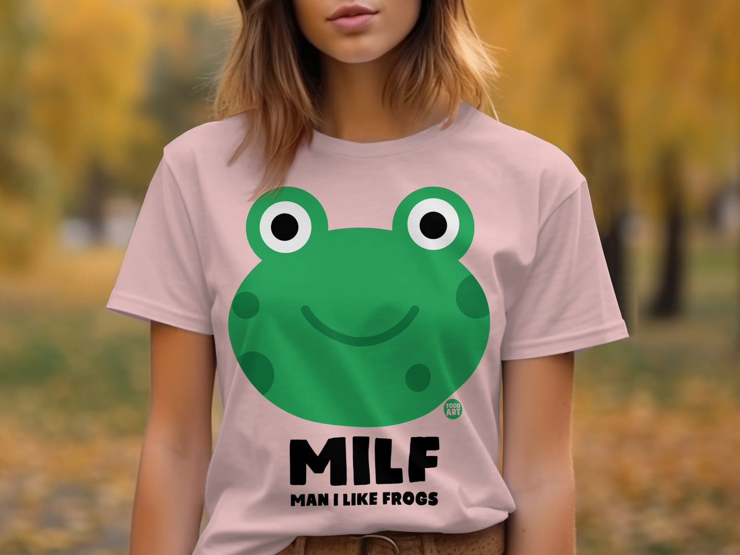 MILF Man I Like Frogs Cute Animal Graphic T-Shirt product