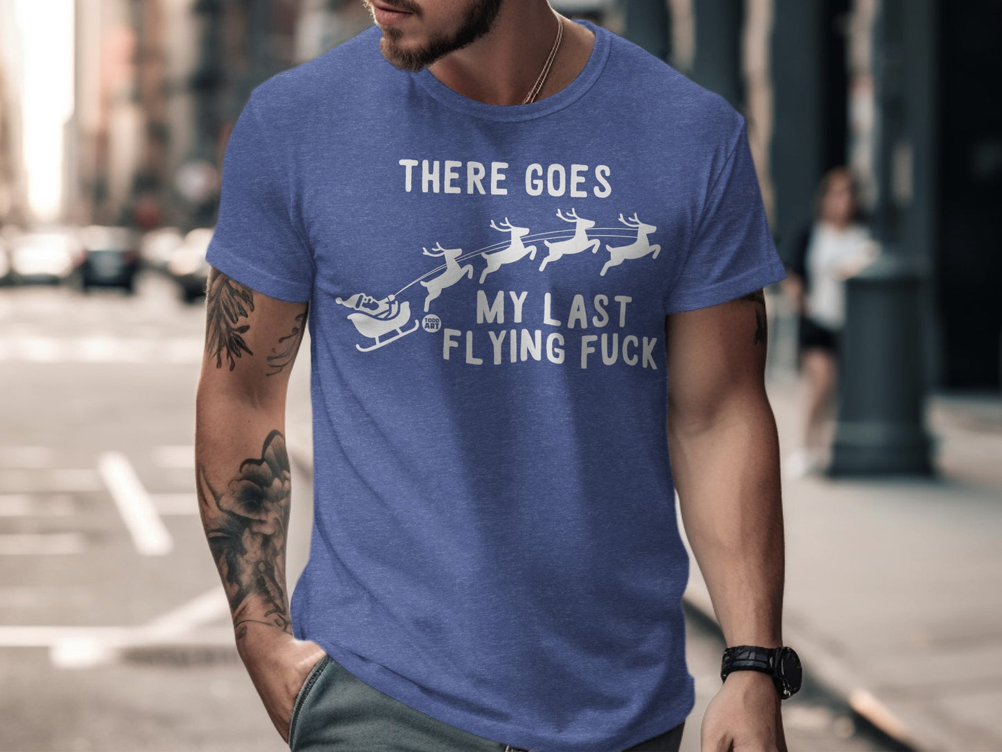 Funny There Goes My Last Flying Reindeer T-Shirt product