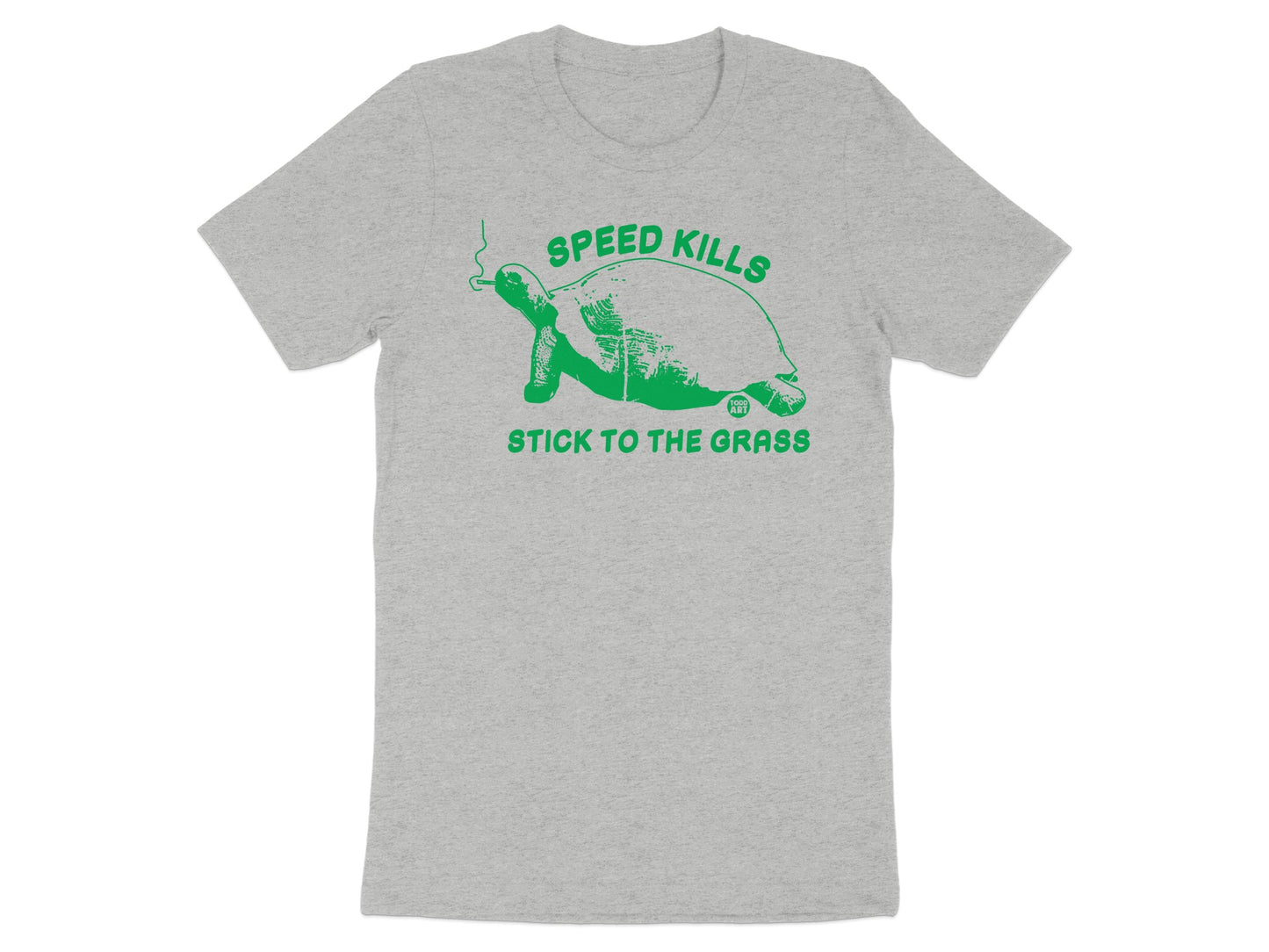 Speed Kills Stick to the Grass Graphic T-Shirt