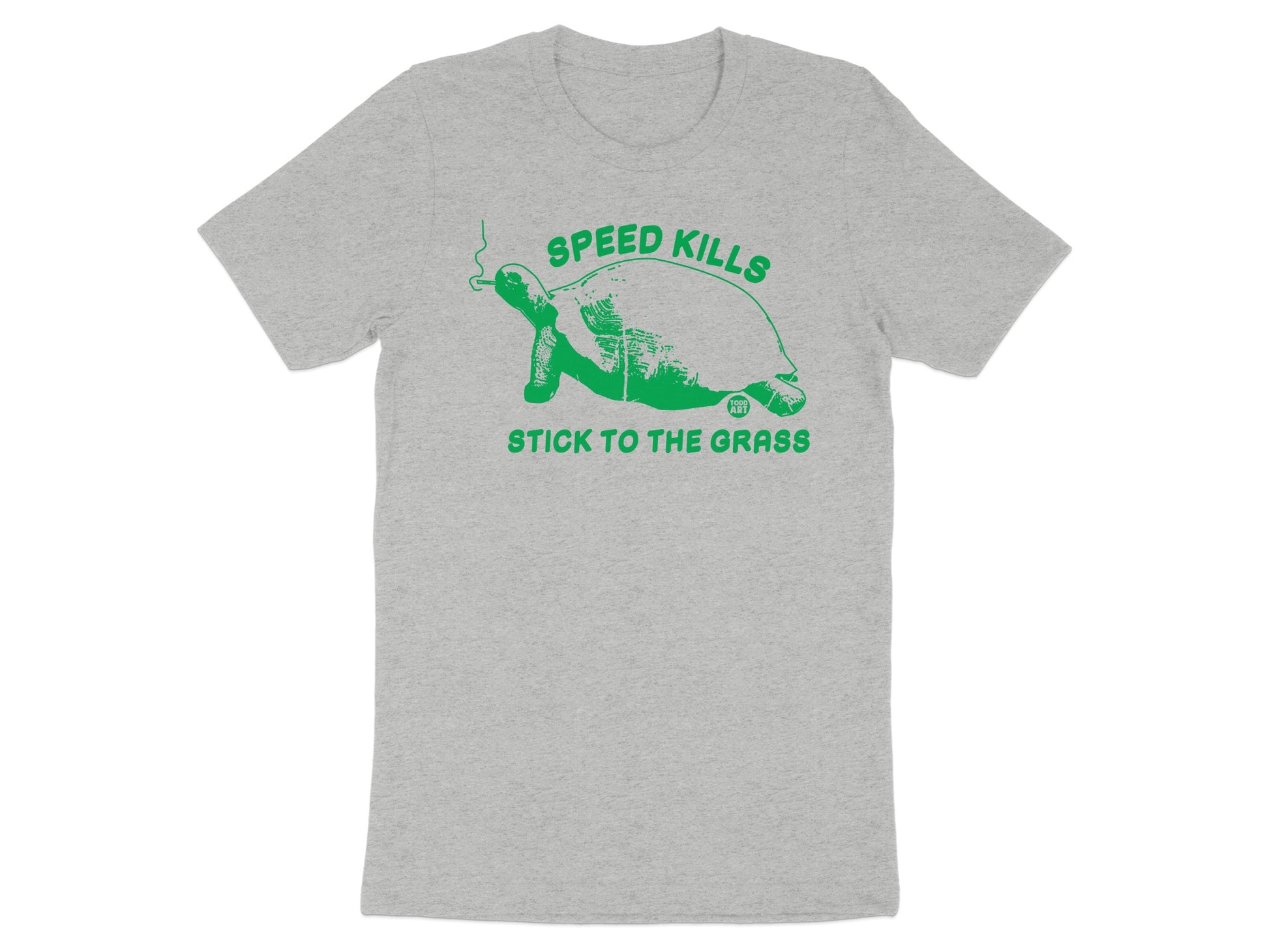 Speed Kills Stick to the Grass Graphic T-Shirt