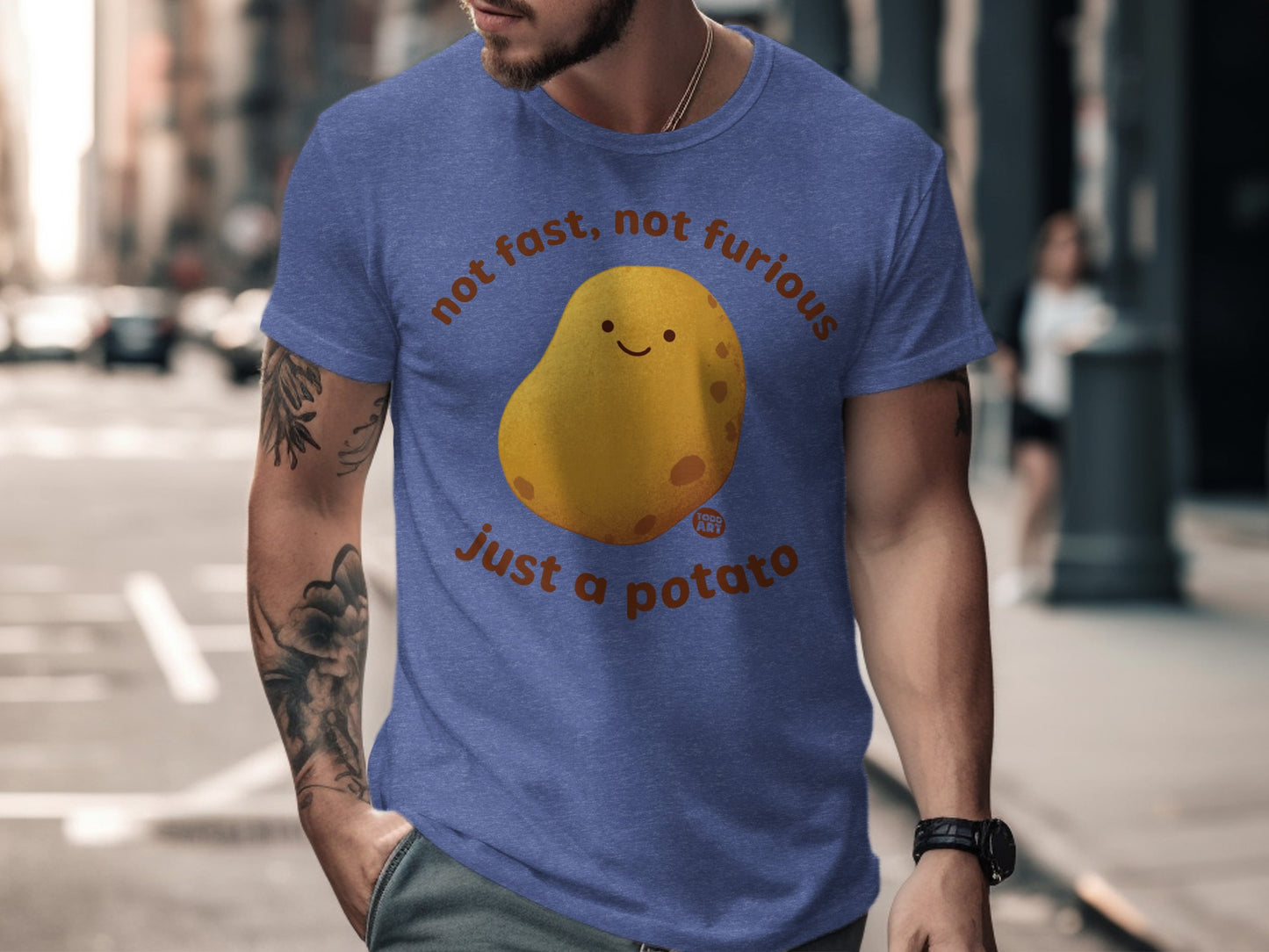 Not Fast Not Furious Just A Potato T-Shirt