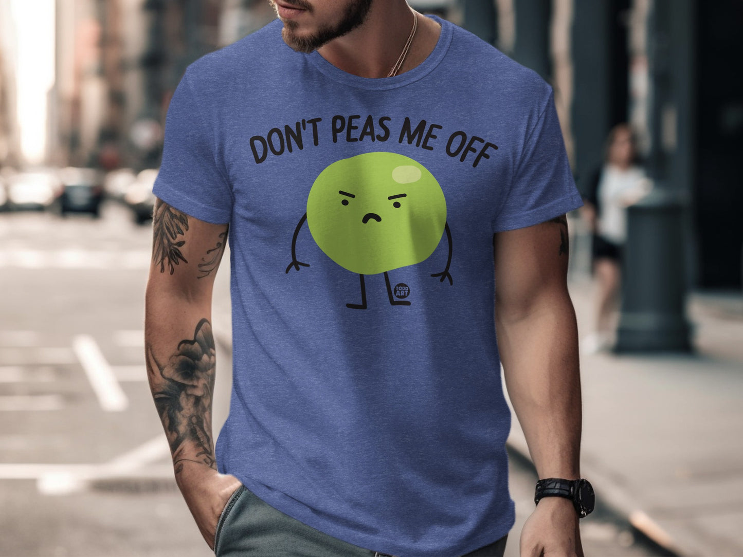 Funny Don't Peas Me Off Graphic T-shirt