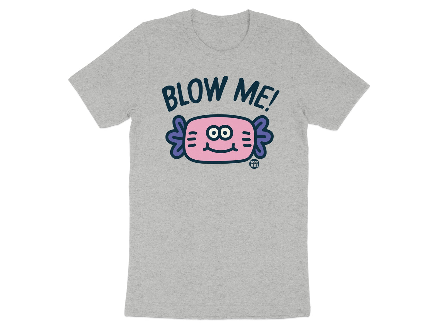 Blow Me Cartoon Graphic Tee Shirt product