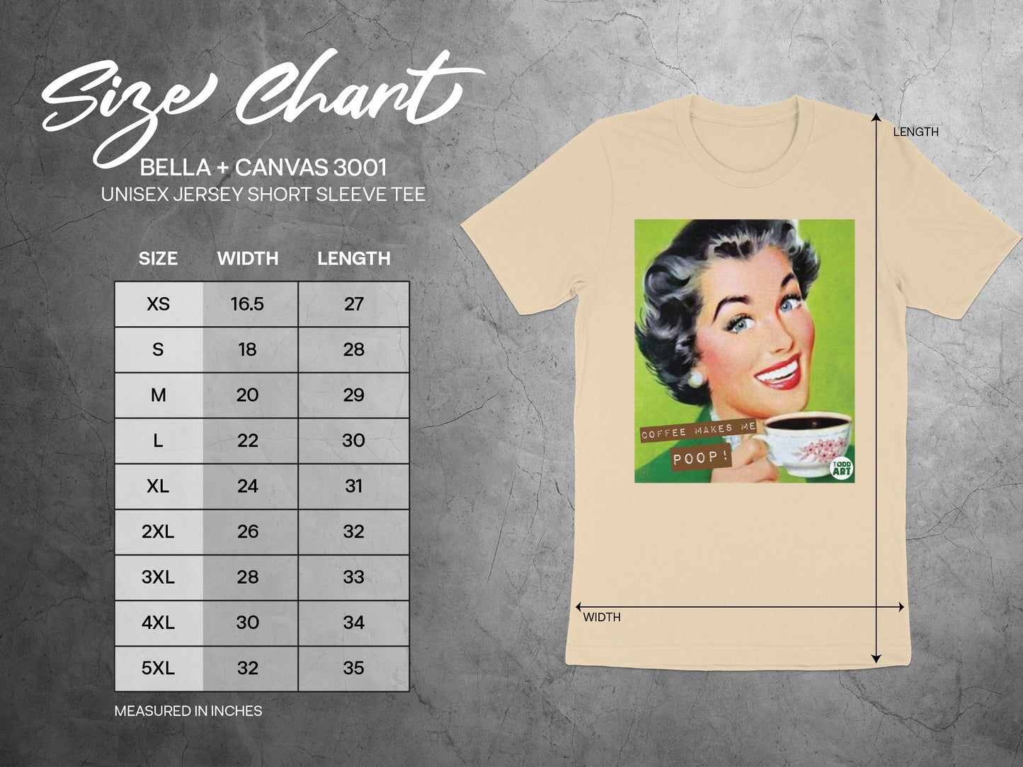 Retro Style Coffee Makes Me Poop Short Sleeve Tee