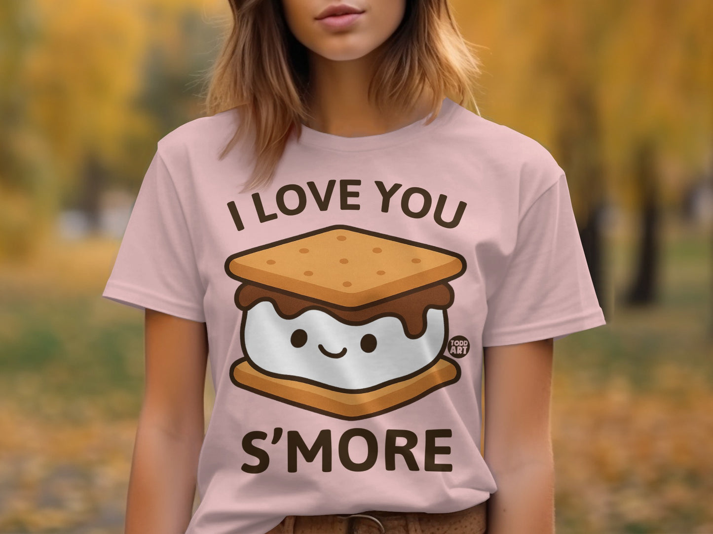 I Love You S'more Cute Graphic Tee Shirt