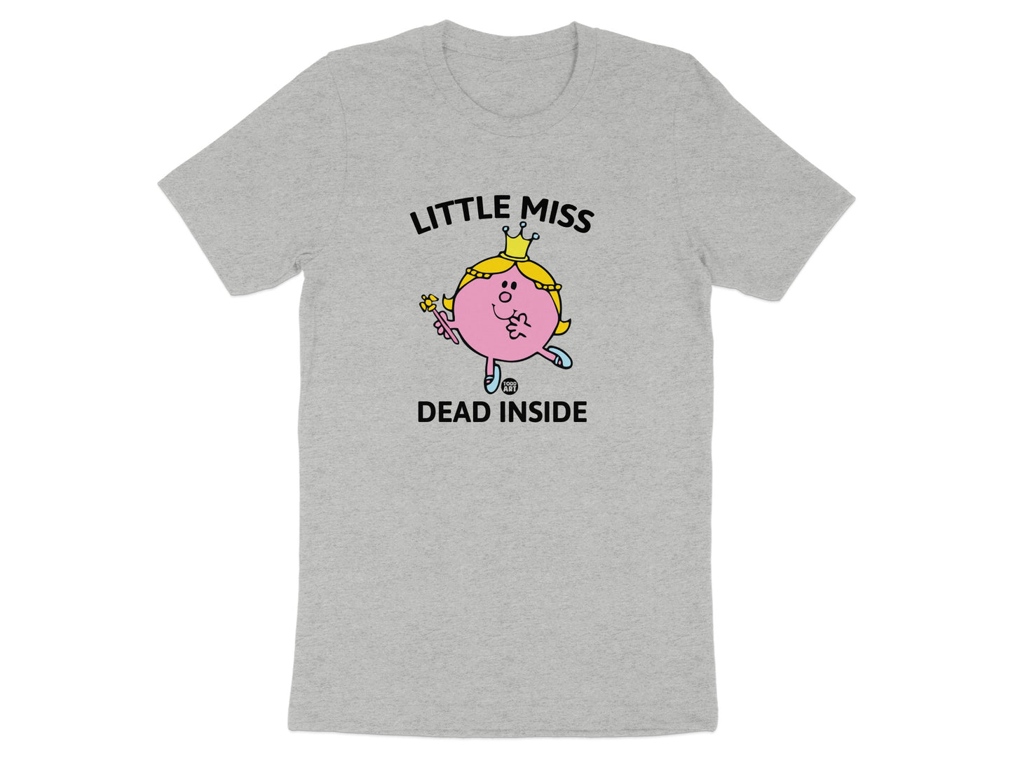 Little Miss Dead Inside Character T-shirt