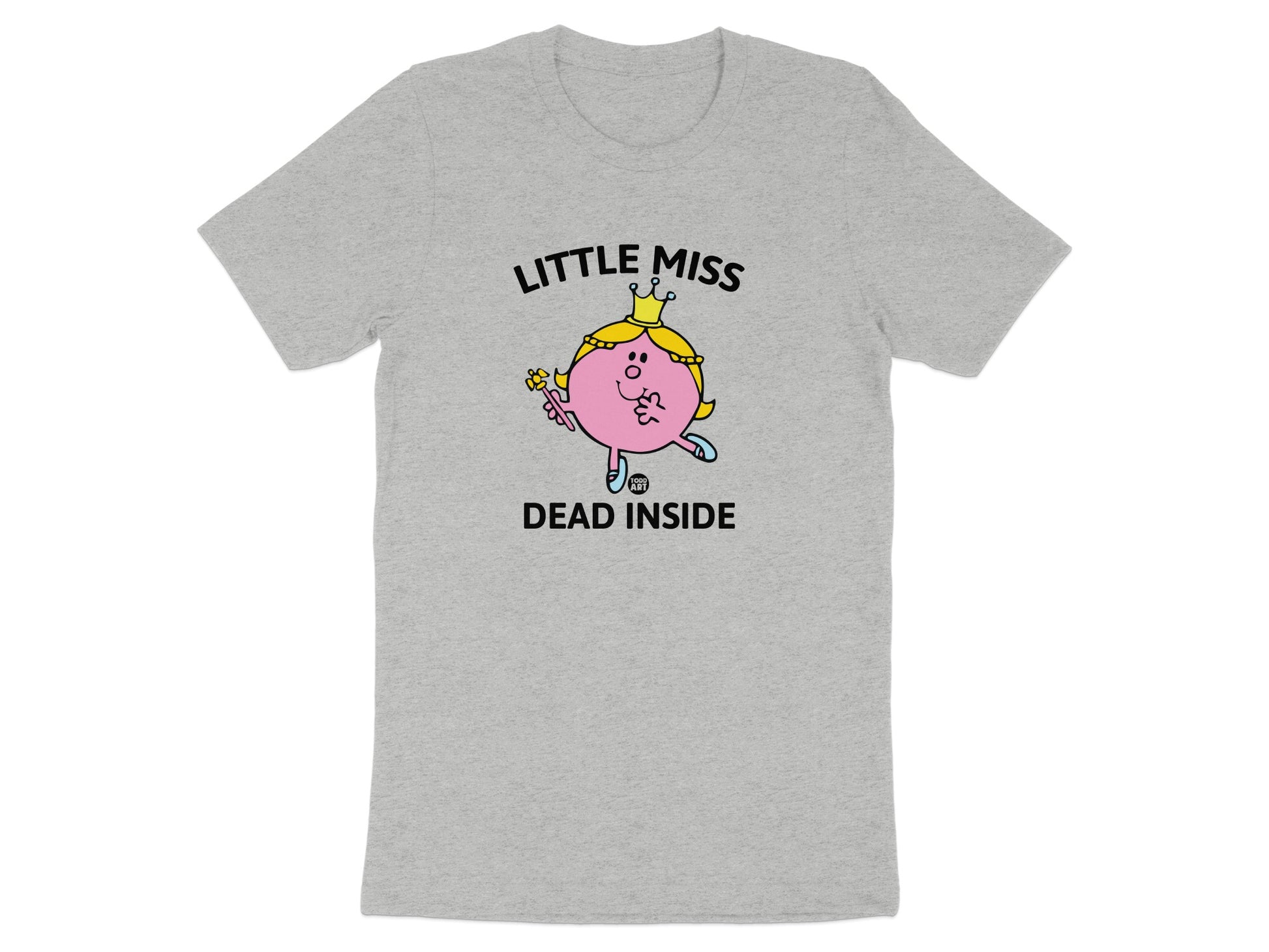 Little Miss Dead Inside Character T-shirt