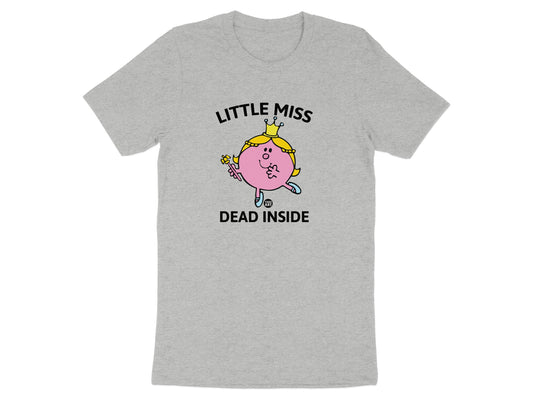 Little Miss Dead Inside Character T-shirt