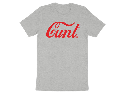 Coca-Cola Parody Cunt Logo Shirt Novelty Product
