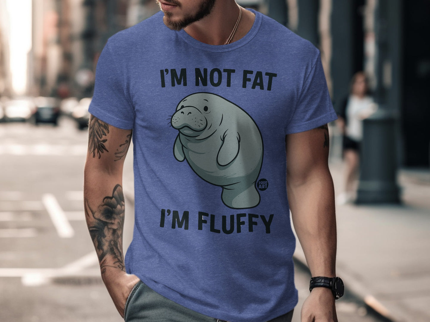Funny I'm Not Fat I'm Fluffy Manatee Shirt product