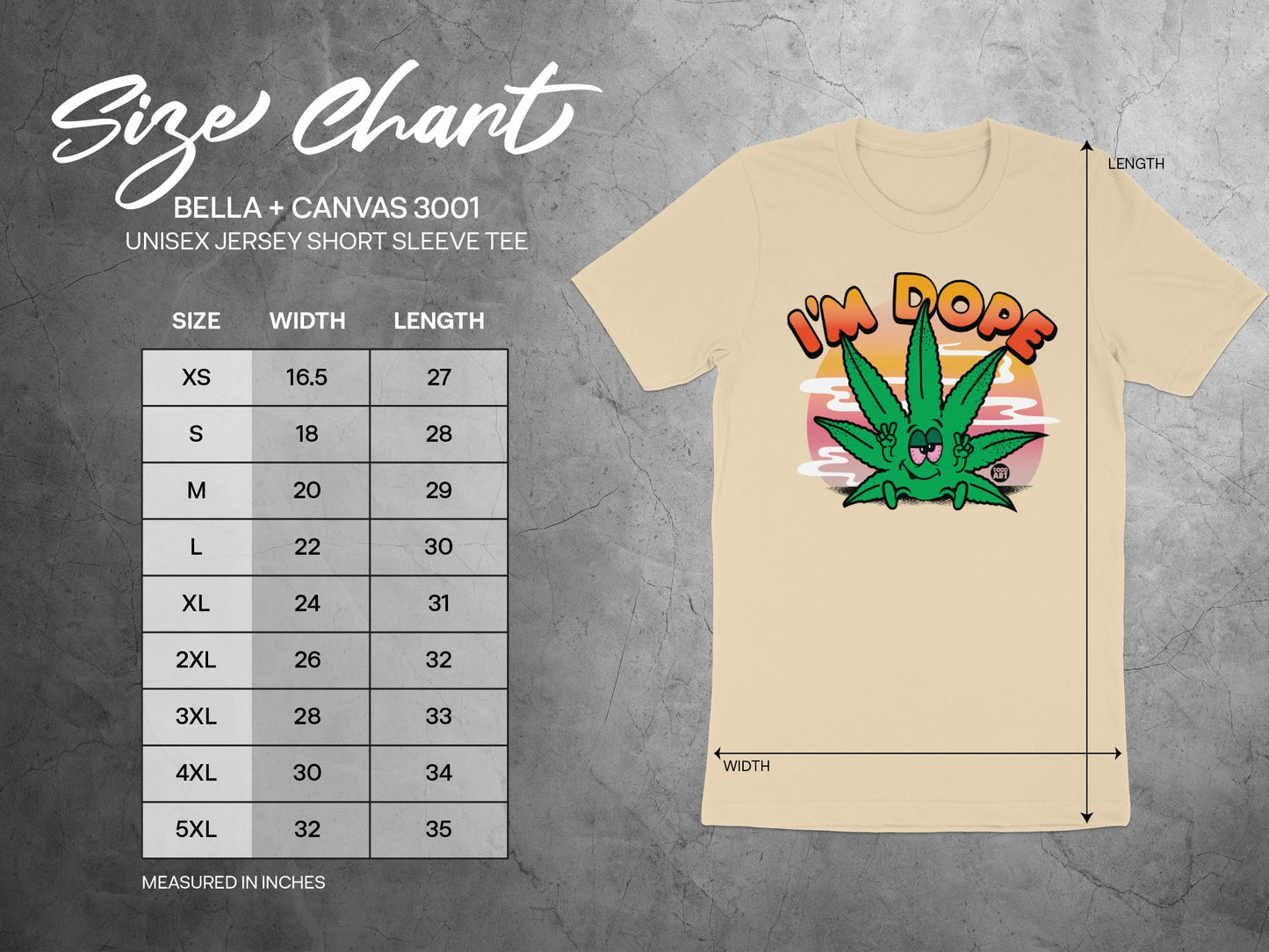 I'm Dope Graphic Design Short Sleeve T-Shirt