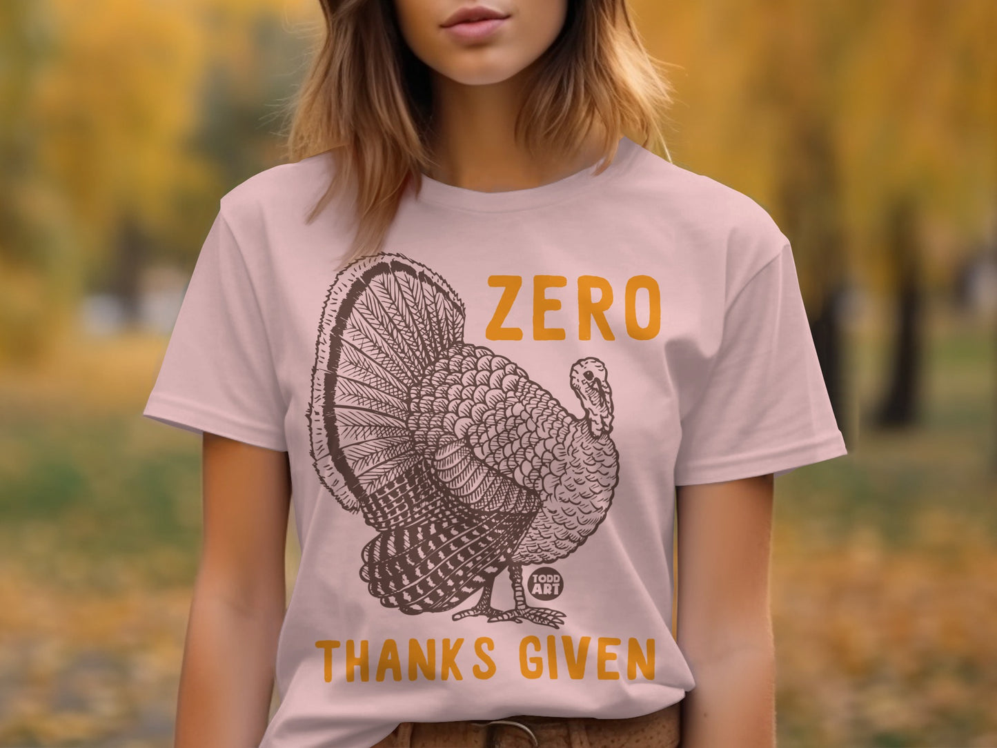 Zero Thanks Given Turkey T-Shirt