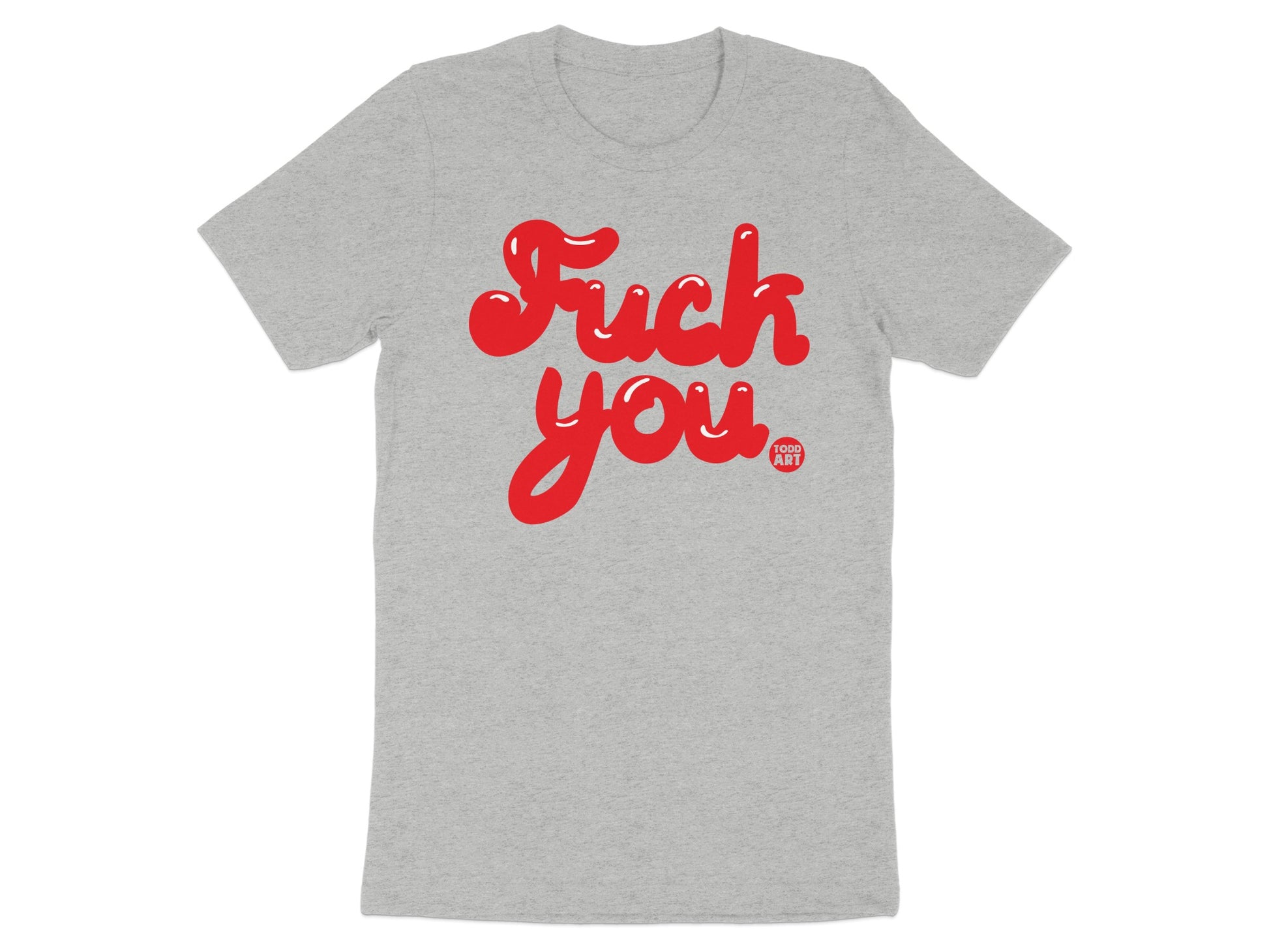 Bold Statement Red Text Graphic Tee product