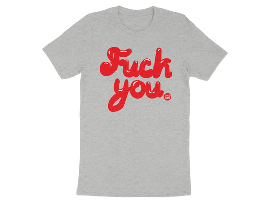 Bold Statement Red Text Graphic Tee product