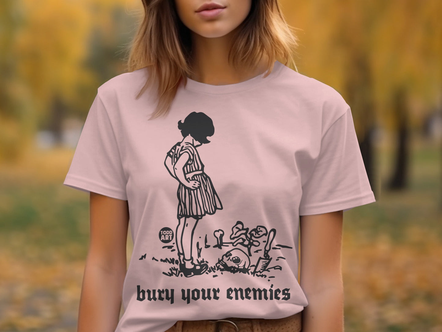 Bury Your Enemies Graphic Tee for Unique Style product type