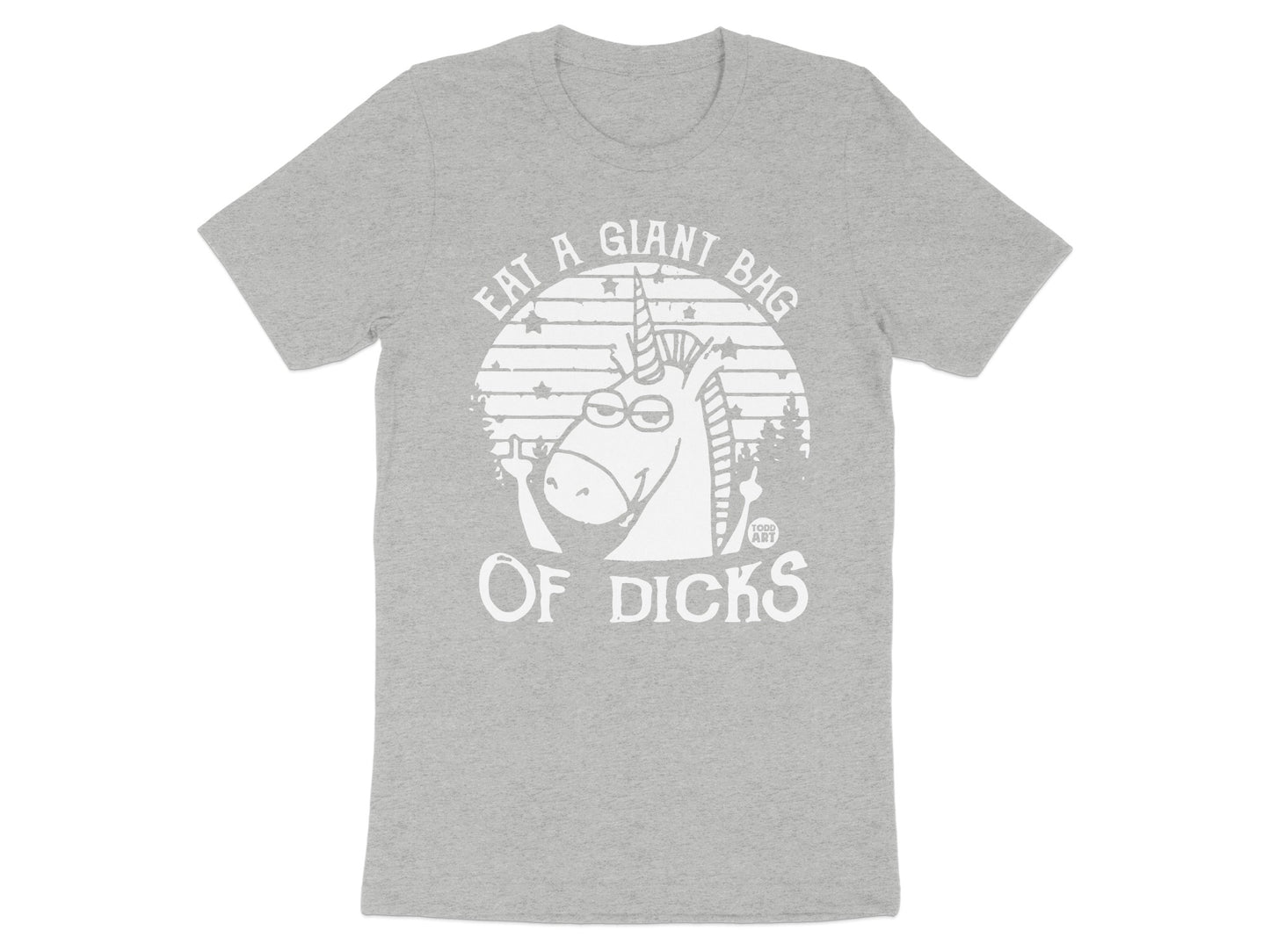 Eat a Giant Bag of Dicks Funny Graphic Tee