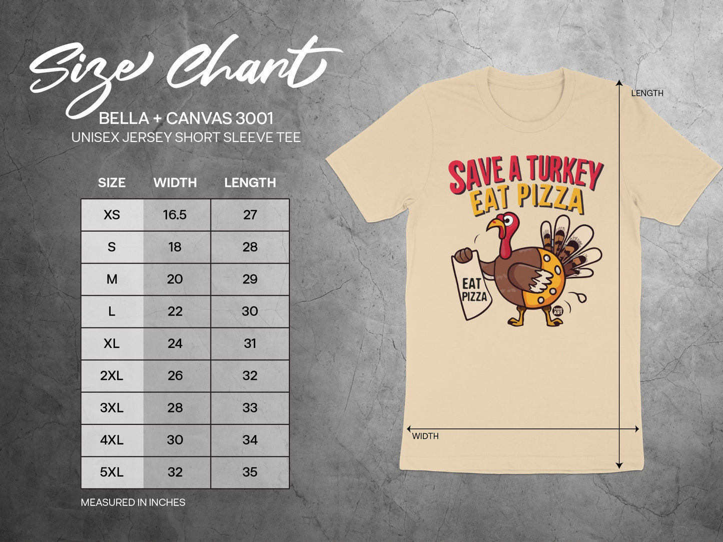 Save A Turkey Eat Pizza Unisex Jersey Short Sleeve product type