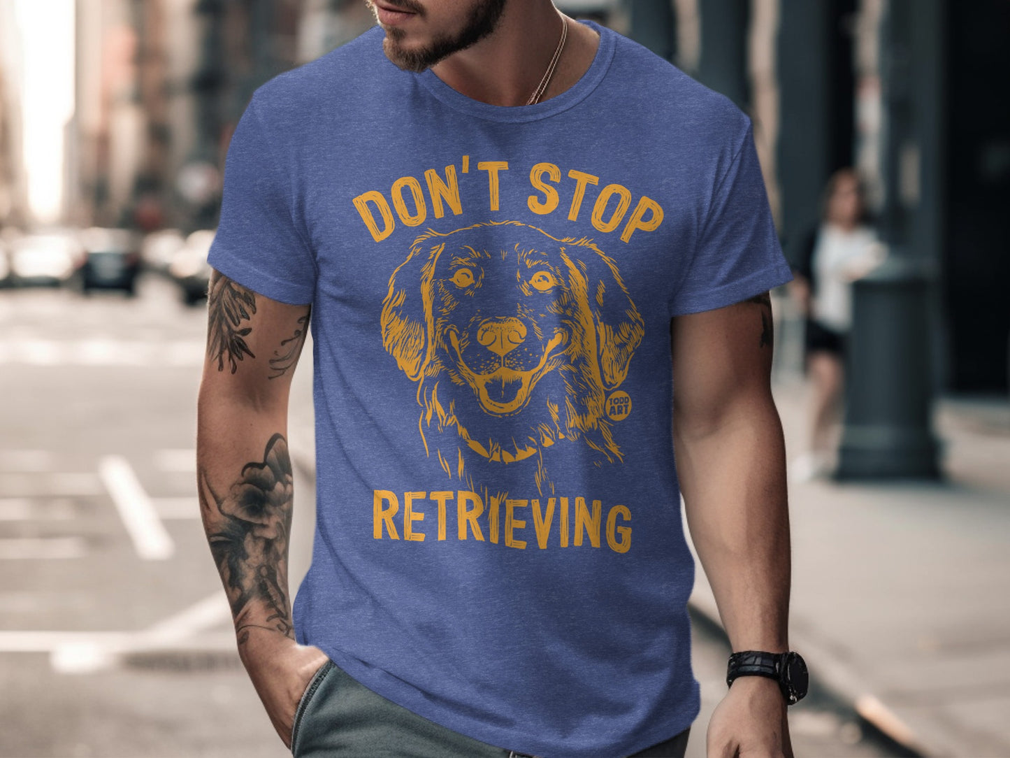 Don't Stop Retrieving Graphic Shirt product