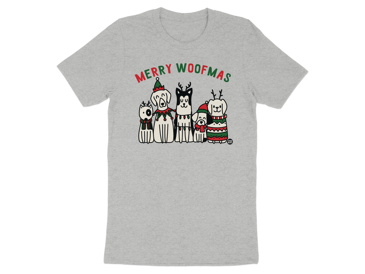 Merry Woofmas Cute Dogs Christmas Themed Shirt product type