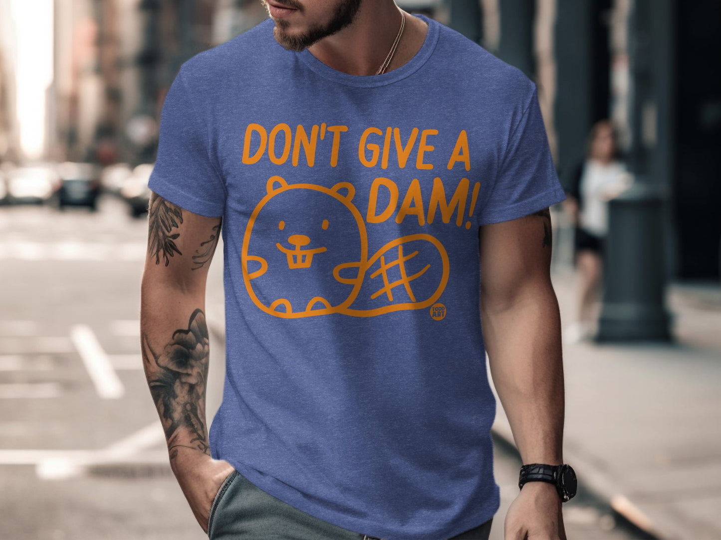 Funny Beaver Slogan Graphic Printed T-shirt product