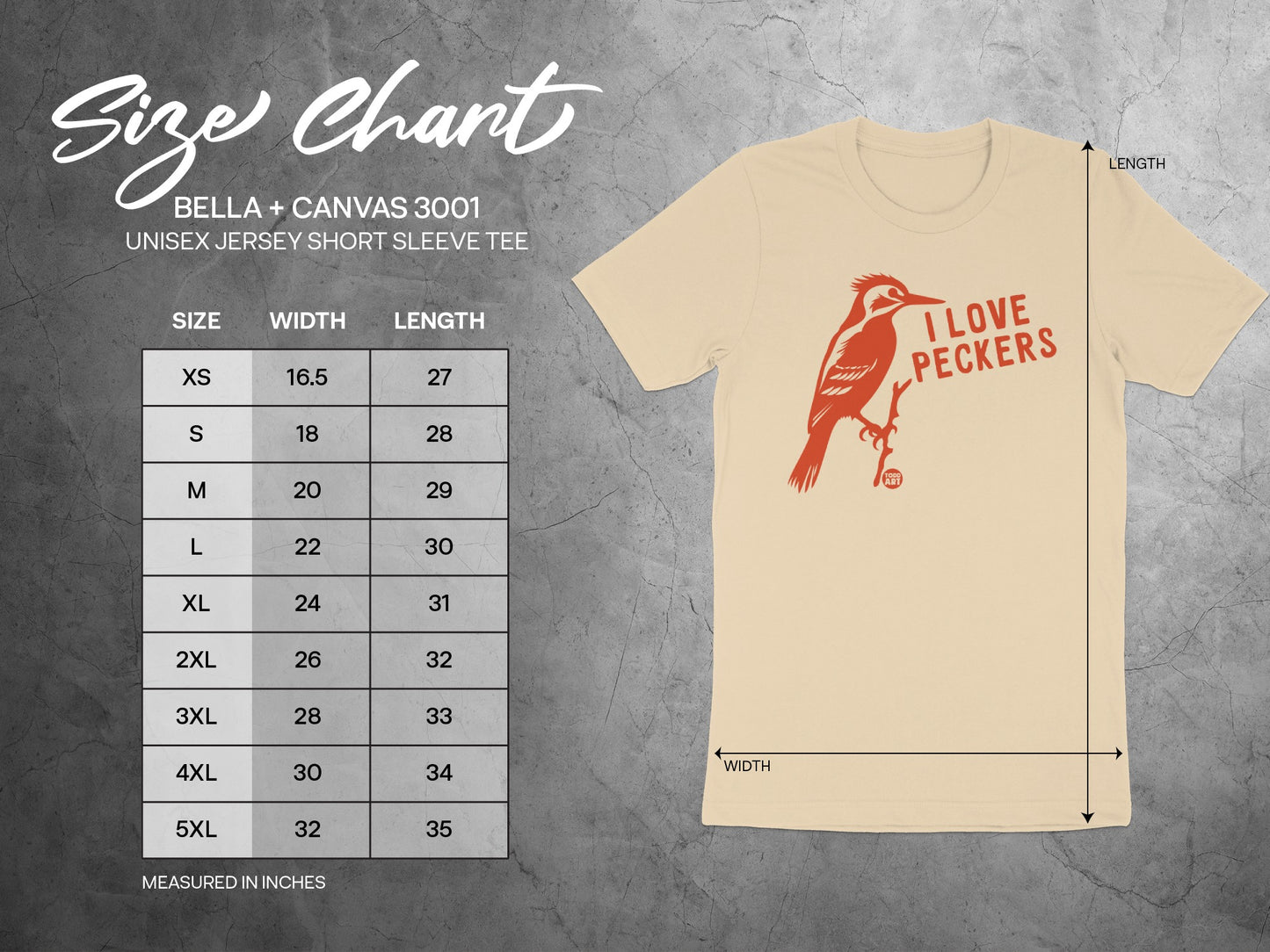 I Love Peckers Graphic Printed T-Shirt product