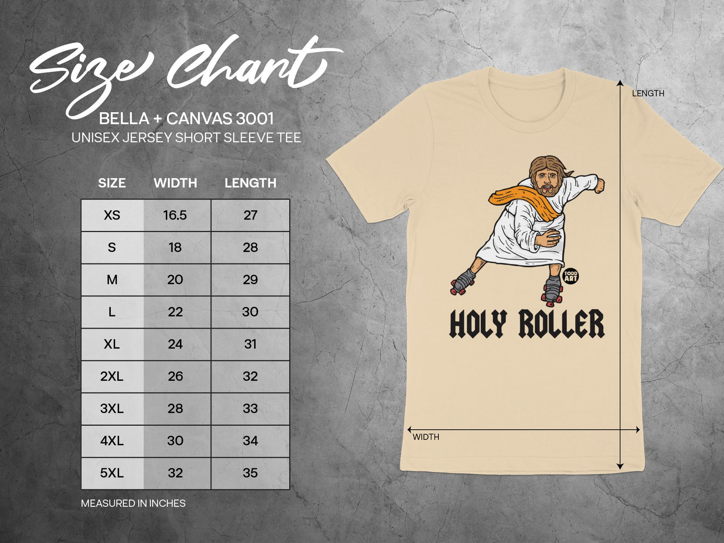 Holy Roller Graphic Unisex Jersey Short Sleeve Tee product