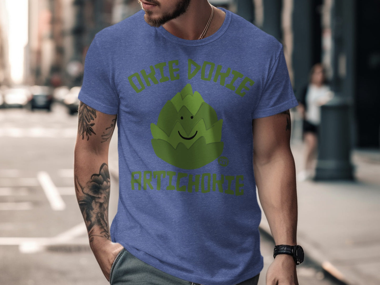 Okie Dokie Artichokie Graphic T-shirt for a Fun Look