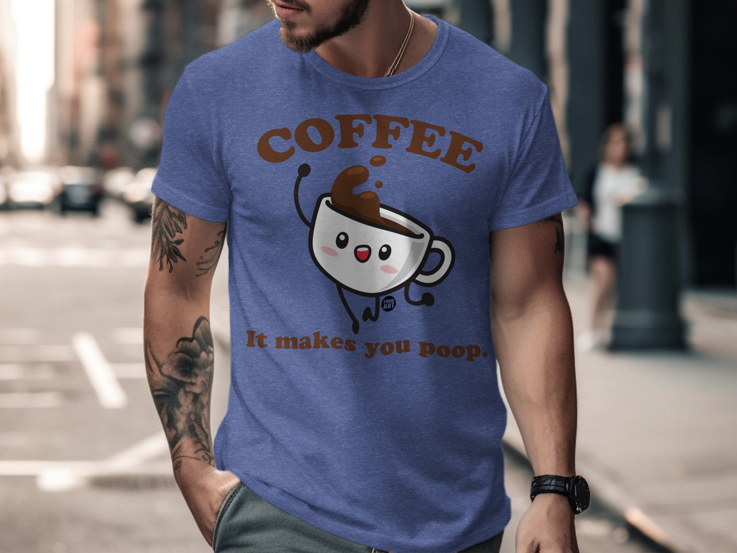 Coffee It Makes You Poop Graphic Tee product type