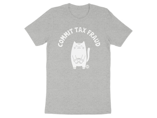 Commit Tax Fraud Cat Graphic Tee product