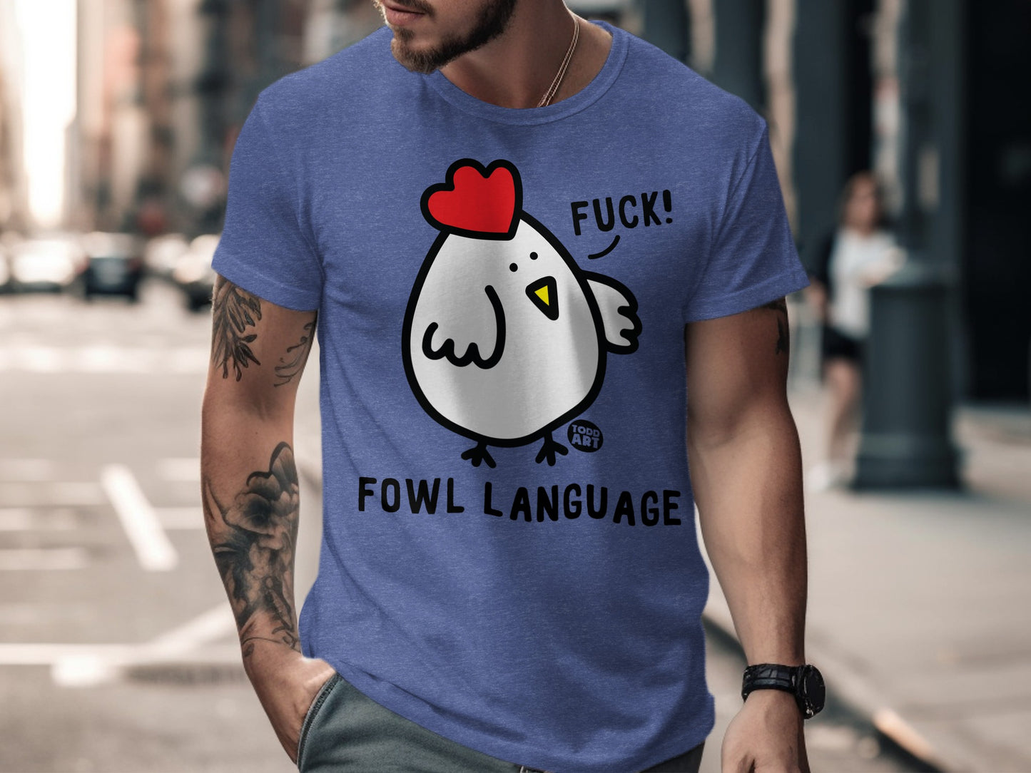 Fowl Language Graphic Men's Funny T-shirt product
