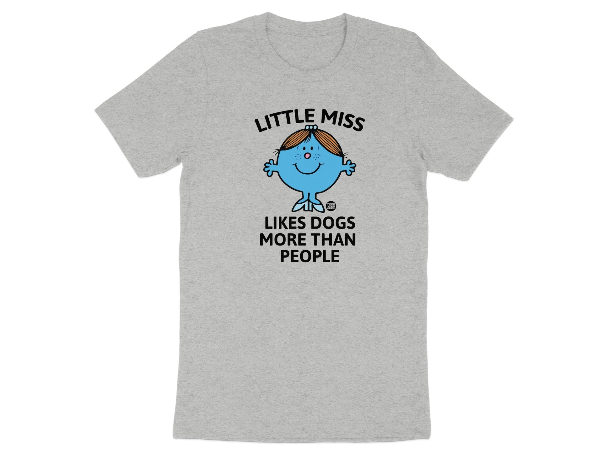 Little Miss Likes Dogs More Than People T-Shirt