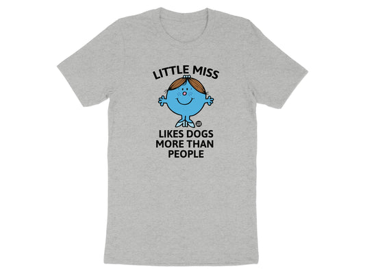 Little Miss Likes Dogs More Than People T-Shirt