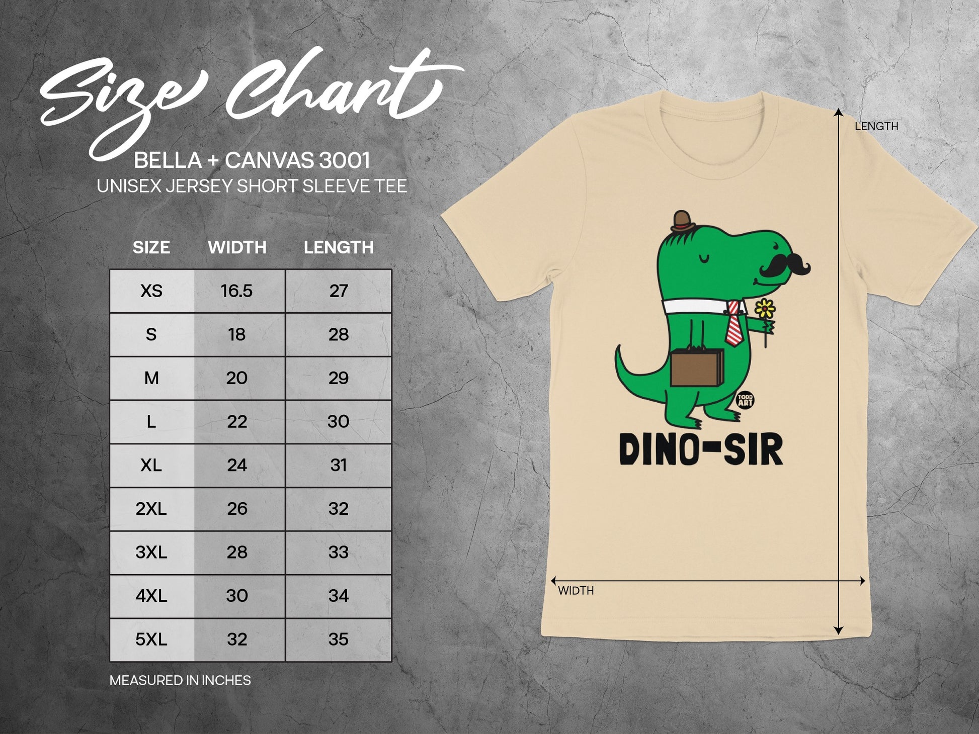 Dino Sir Graphic Short Sleeve Tee product