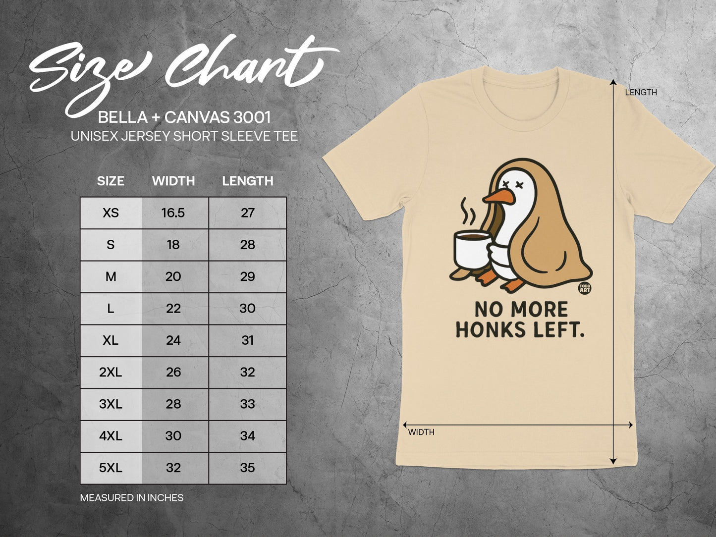 Funny No More Honks Left Unisex T-Shirt product type