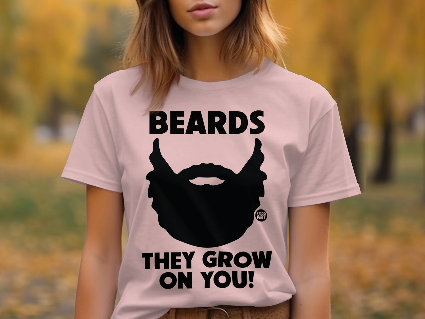 Beards They Grow on You Beard Themed T-Shirt product type