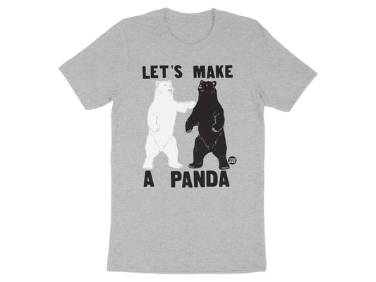Let's Make A Panda Bear Design Graphic T-shirt product