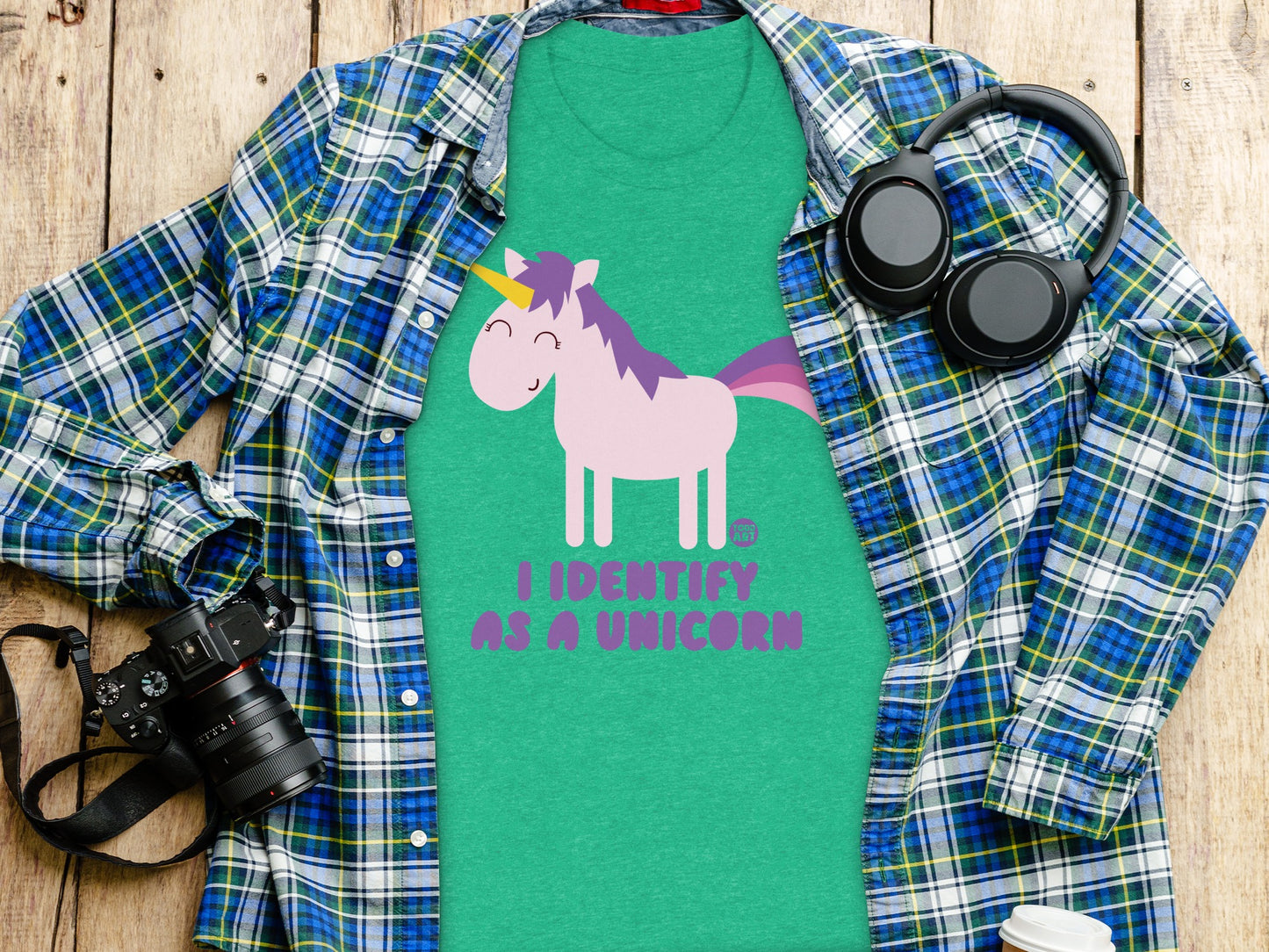 I Identify As A Unicorn Graphic T-shirt for sale