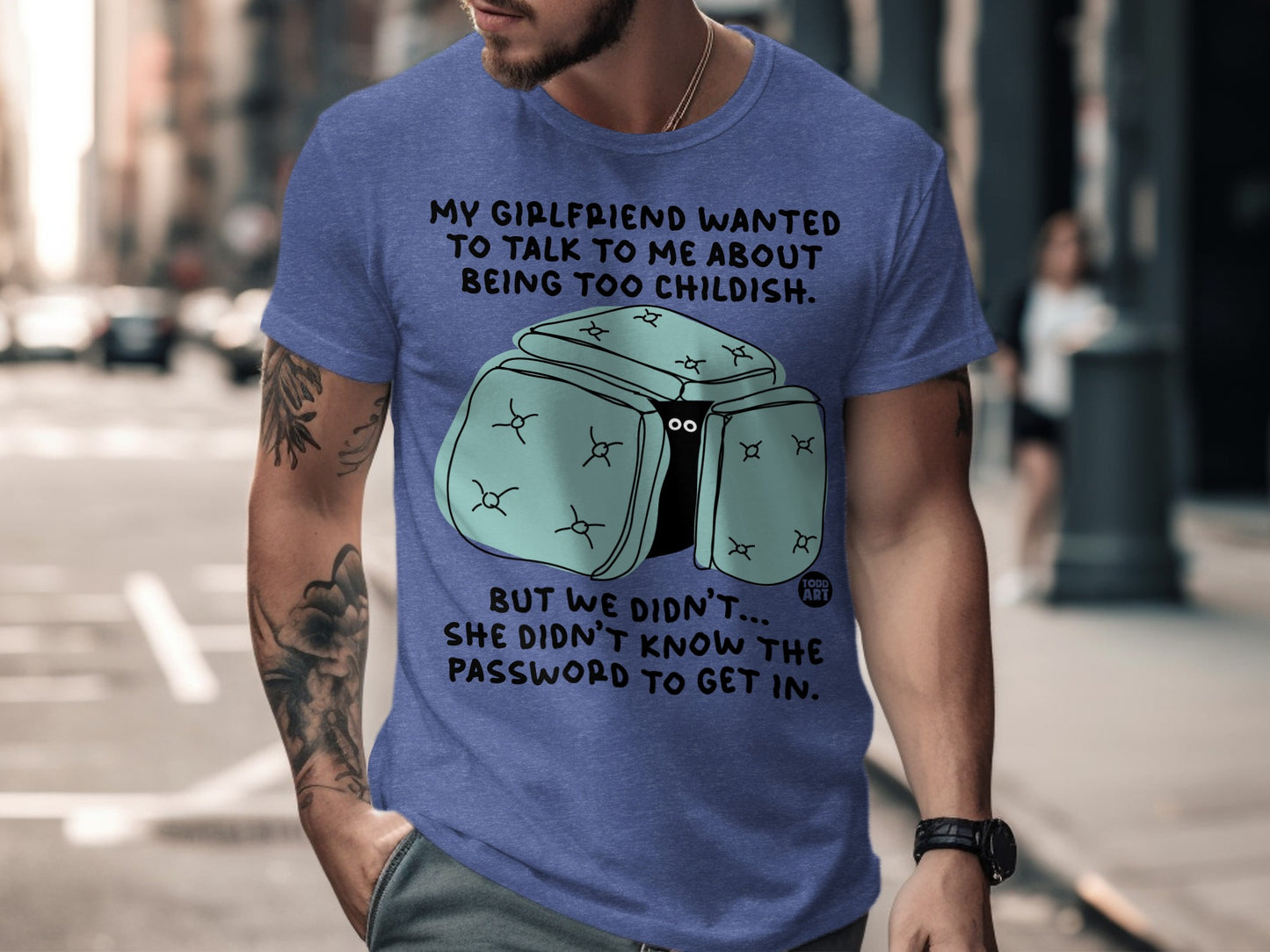 Talk to Me About Being Too Childish T-shirt product