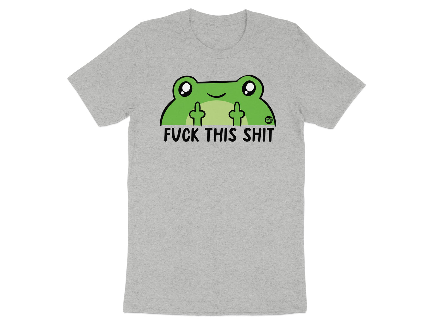 Funny Frog Flipping the Bird T-Shirt product