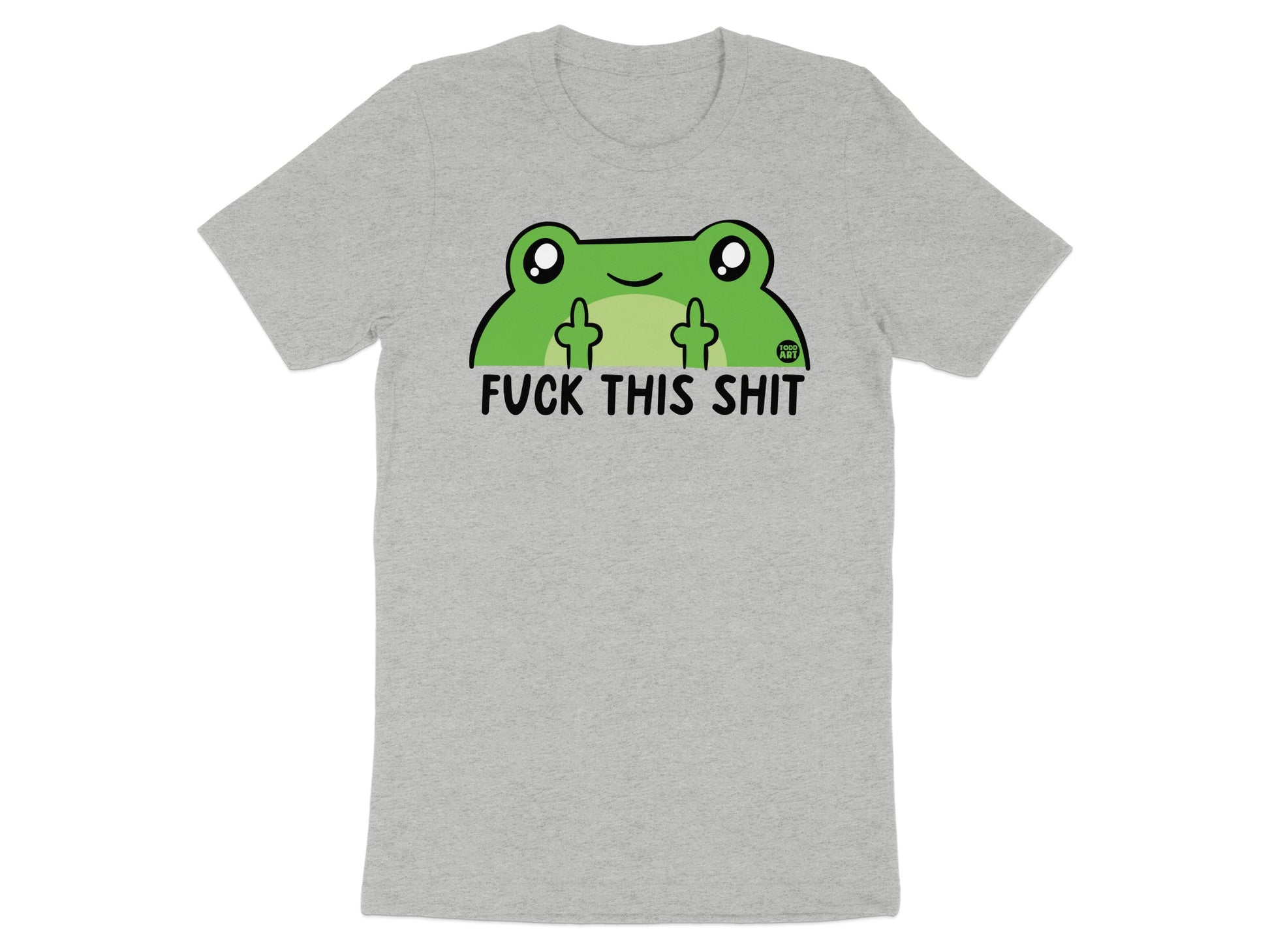 Funny Frog Flipping the Bird T-Shirt product