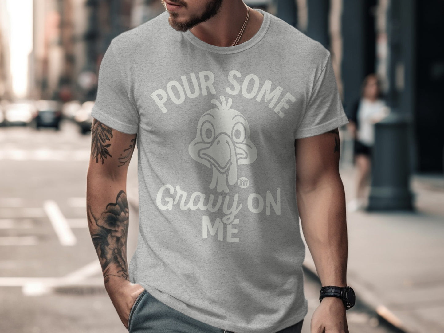 Pour Some Gravy On Me Funny Graphic T-Shirt