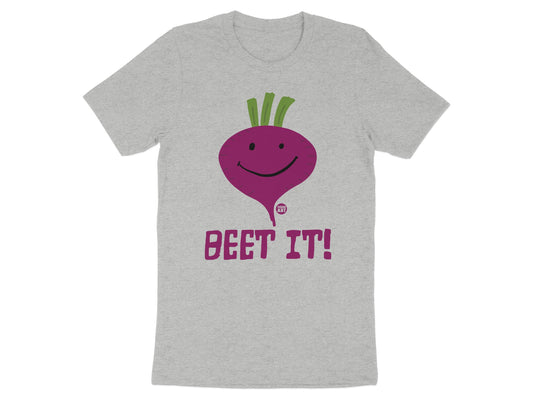 Beet It Smiling Beet Graphic Tee Shirt