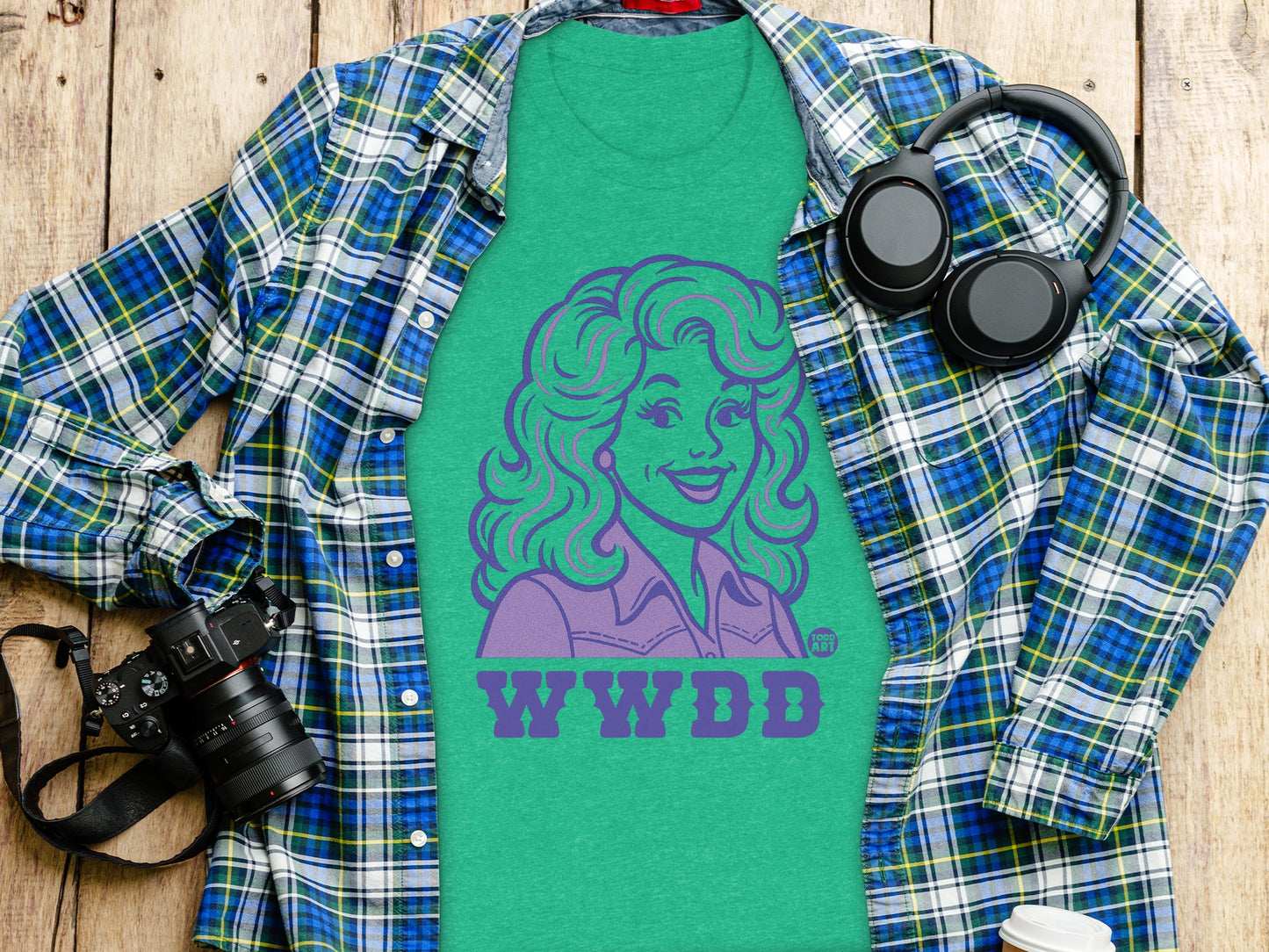 WWDD Graphic Tee with Retro Design