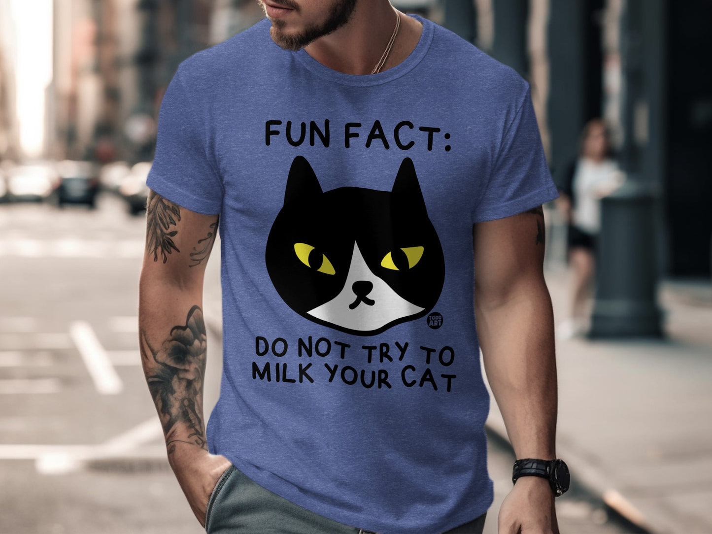 Fun Fact Do Not Try To Milk Your Cat T-Shirt product
