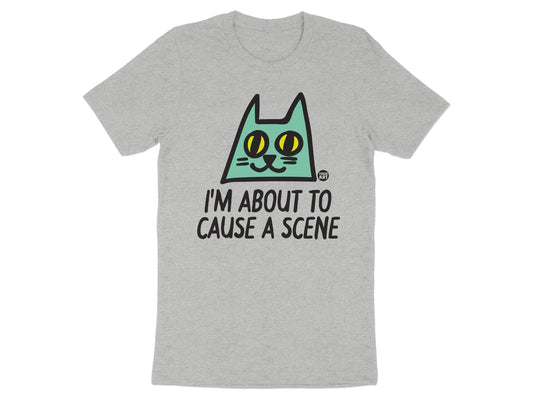 I'm About To Cause A Scene Cat T-Shirt product type