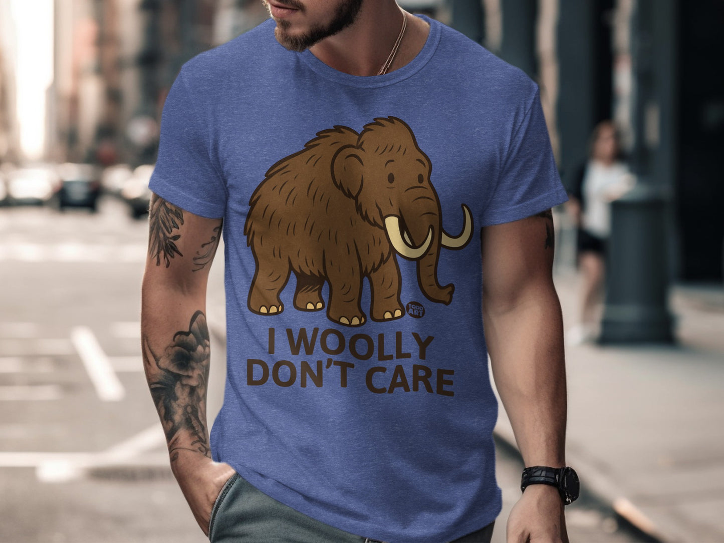 I Woolly Don't Care Mammoth Graphic T-Shirt product