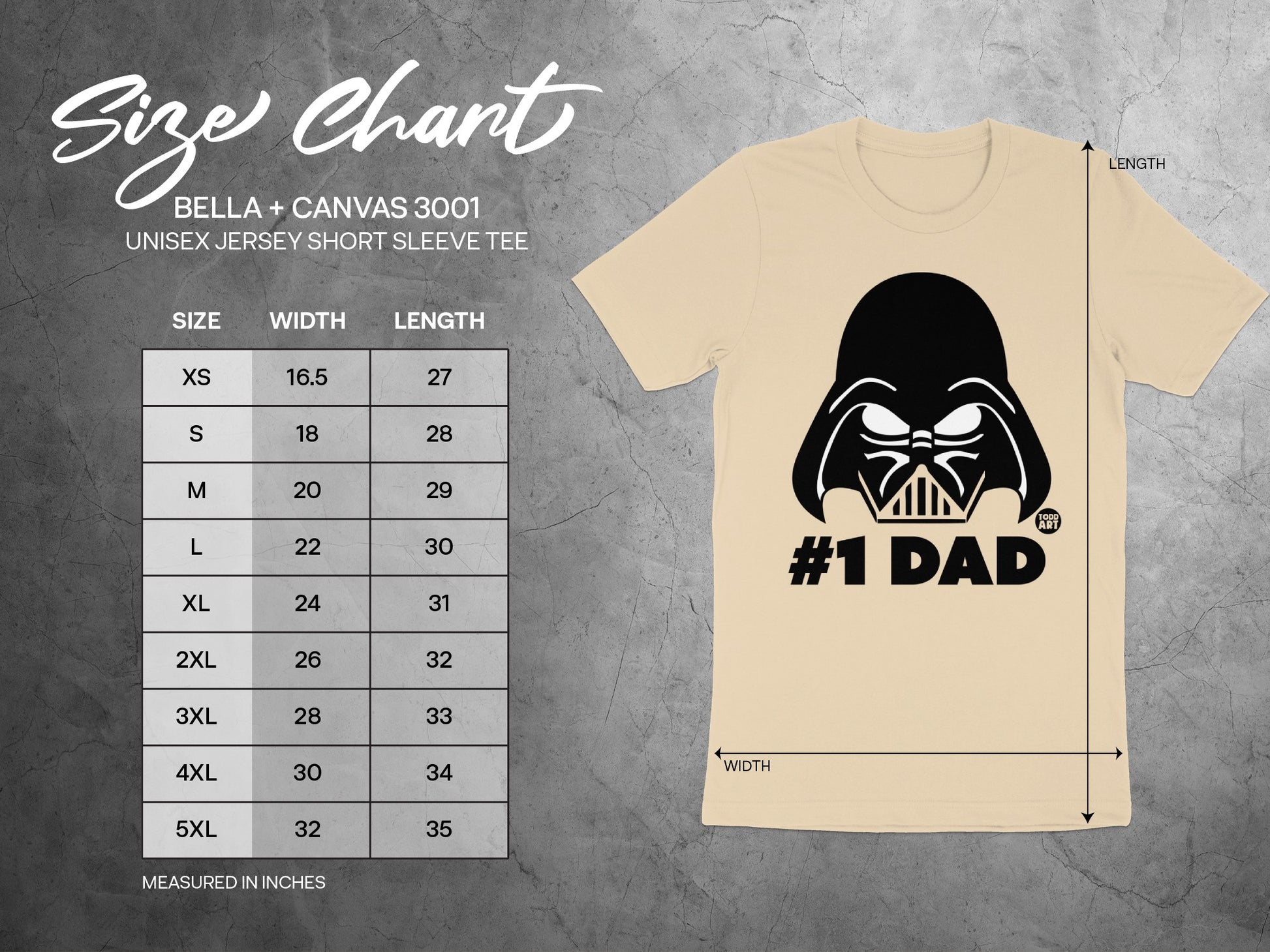 Unisex Jersey Short Sleeve Tee #1 Dad Product