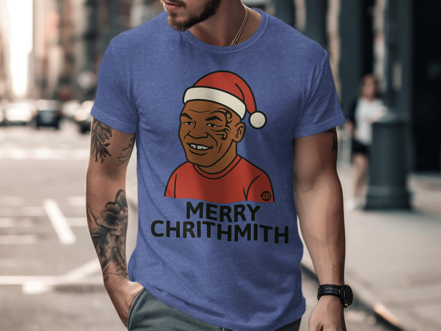Merry Chrithmith Santa Cap Graphic Tee product